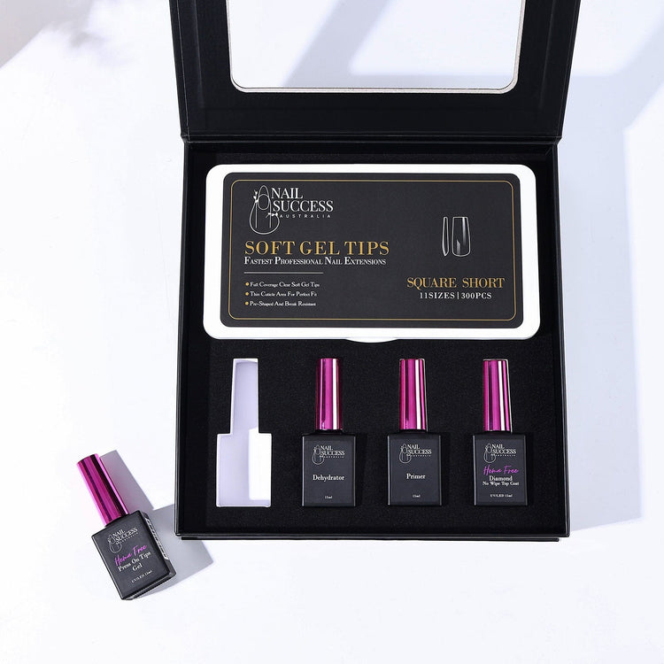 Soft Gel Press On Nail Kit - HEMA Free
