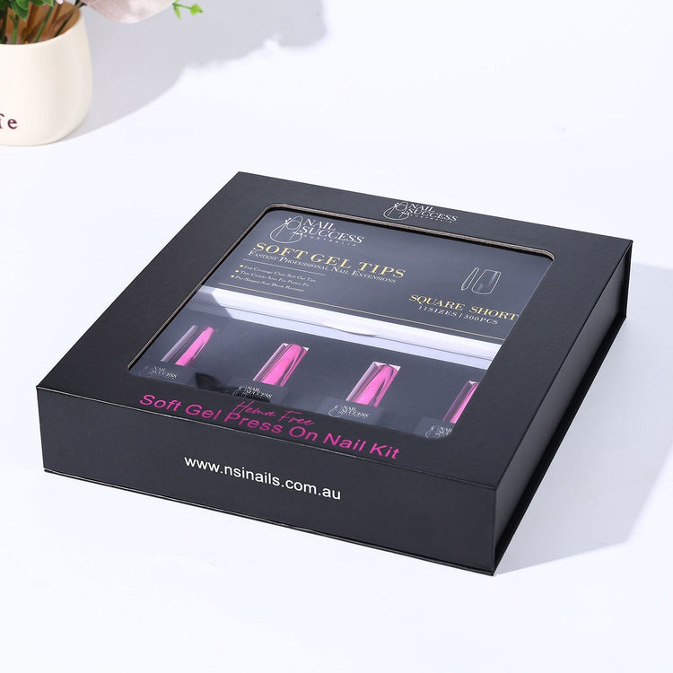 Soft Gel Press On Nail Kit - HEMA Free