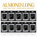 Nail Success Australia Almond Long soft gel tips individual refills, all 10 sizes, 0 to 9, 50 clear tips per pouch