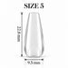Nail Success Australia Coffin Medium soft gel tip, size 5, clear, 22.8 mm long x 9.5 mm wide