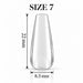 Nail Success Australia Coffin Medium soft gel tip, size 7, clear, 22 mm long x 8.5 mm wide