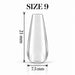 Nail Success Australia Coffin Medium soft gel tip, size 9, clear, 21 mm long x 7.5 mm wide