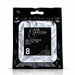Nail Success Australia Coffin Long soft gel tips refill pouch, size 8, 50 clear tips per bag