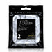 Nail Success Australia Coffin Medium soft gel tips refill pouch, size 2, 50 clear tips per bag