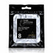 Nail Success Australia Coffin Medium soft gel tips refill pouch, size 8, 50 clear tips per bag