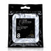 Nail Success Australia Oval Short soft gel tips refill pouch, size 8, 50 clear tips per bag