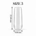 Nail Success Australia Square Medium soft gel tip, size 5, clear, 22.48 mm long x 9.46 mm wide