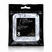 Nail Success Australia Square Long soft gel tips refill pouch, size 8, 50 clear tips per bag