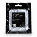Nail Success Australia Square Medium soft gel tips refill pouch, size 10, 50 clear tips per bag