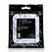 Nail Success Australia Stiletto Short soft gel tips refill pouch, size 8, 50 clear tips per bag