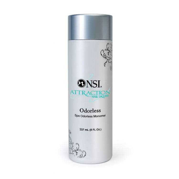 NSI Attraction Odorless Nail Liquid—acrylic monomer, 237 mL (8 fl oz) bottle
