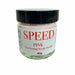 NSI Speed Pink 40g fast-setting acrylic nail powder in a clear jar with a black lid