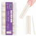Square Nail Tips Natural 240pcs box by Nail Success Australia with natural square tips on white background