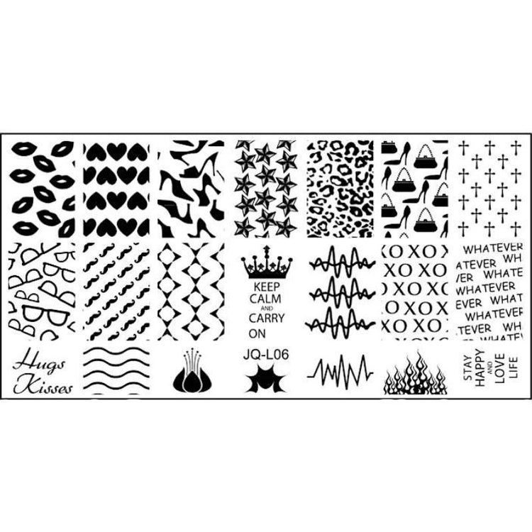 Stamping Plates Nail Art DesignsJQ-L06