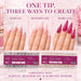 Stiletto Nail Tips compatible with acrylic, builder gel and hard gel nail extension systems