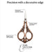 Copper stylish bird nail scissors product benefits showing sharpened precision blades, antique copper-tone finish and elegant bird floral detailing, NSI Australia