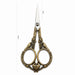 Bronze stylish bird nail scissors with 12cm length and 3cm blade measurements, NSI Australia