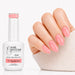 Sunlit Kiss Rubber Base Gel - natural nail result on hand