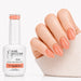 Sunlit Kiss Rubber Base Gel - natural nail result on hand