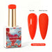 Nail Success Australia Tangerine Flame orange gel polish with glossy and matte nail colour swatches