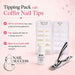 Coffin nail tipping pack with 100 natural tips, 100 clear tips, Polybond nail glue and professional tip cutter – Nail Success Australia