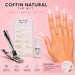 Coffin natural nail tip kit with 100 tips, Polybond nail glue and professional tip cutter – Nail Success Australia