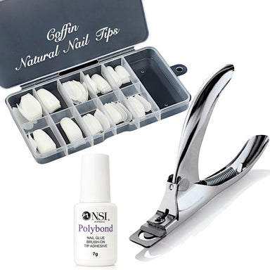 tipping-pack-with-coffin-nail-tips-nail-tools-nsi-australia-coffin-natural-100ct-tip-cutter-nail-glue-brush-on-7g-996303