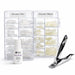 Innovation clear and natural nail tips tipping pack with Polybond nail glue and tip cutter for professional salon nail extensions