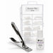 Innovation Clear 100ct nail tips tipping pack with tip cutter and 7g Polybond brush-on nail glue for professional salon nail extensions