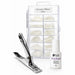 Innovation Natural 100ct nail tips tipping pack with tip cutter and 7g Polybond brush-on nail glue for professional salon nail extensions