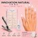 NSI Innovation Natural Tip Kit 100ct with Polybond brush on nail glue 7g and nail tip cutter