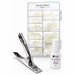 Innovation Natural 300ct nail tips tipping pack with tip cutter and 7g Polybond brush-on nail glue for professional salon nail extensions