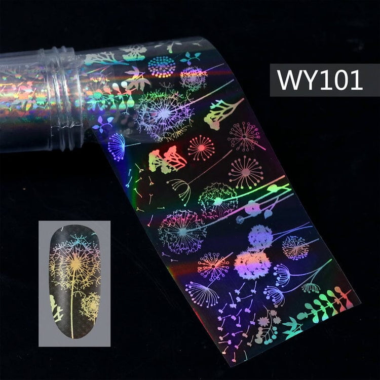 Transfer Foil Roll - WY Holographic Laser SeriesWY101