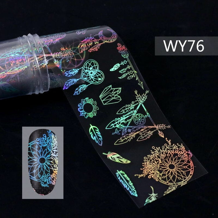 Transfer Foil Roll - WY Holographic Laser SeriesWY76
