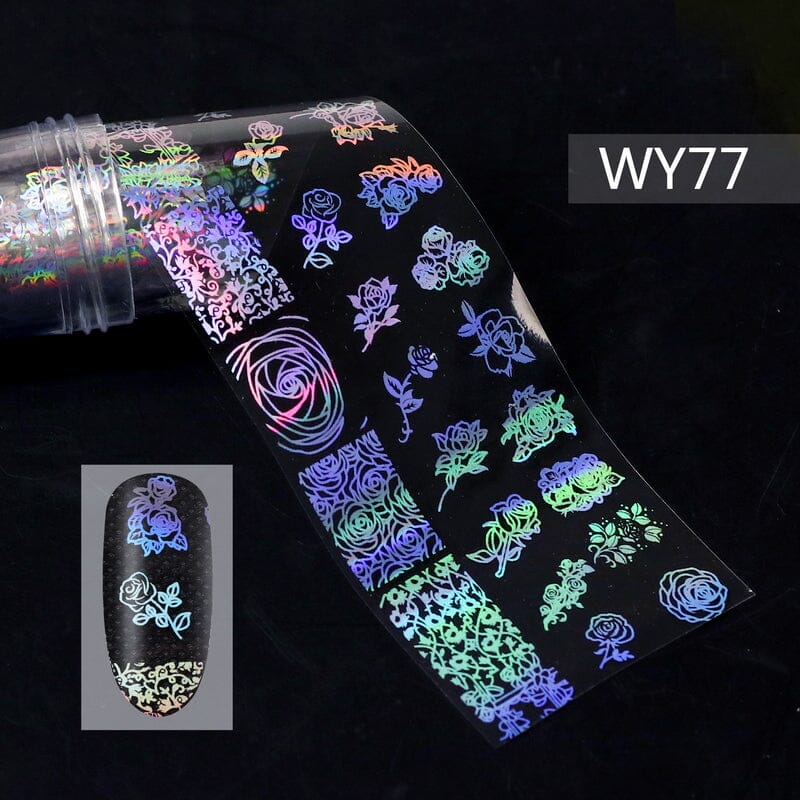 Transfer Foil Roll - WY Holographic Laser SeriesWY77