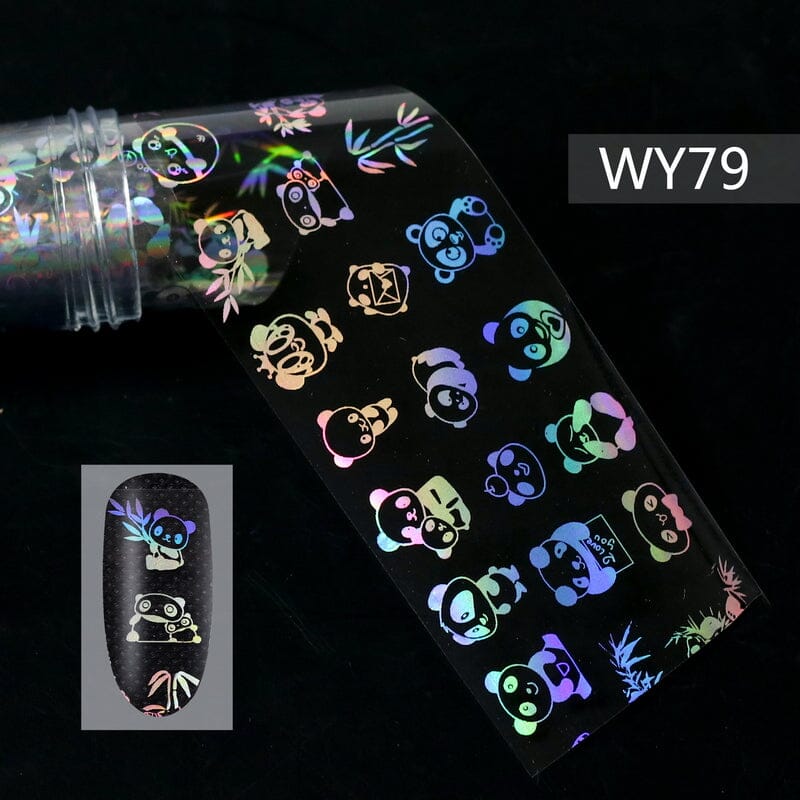 Transfer Foil Roll - WY Holographic Laser SeriesWY79