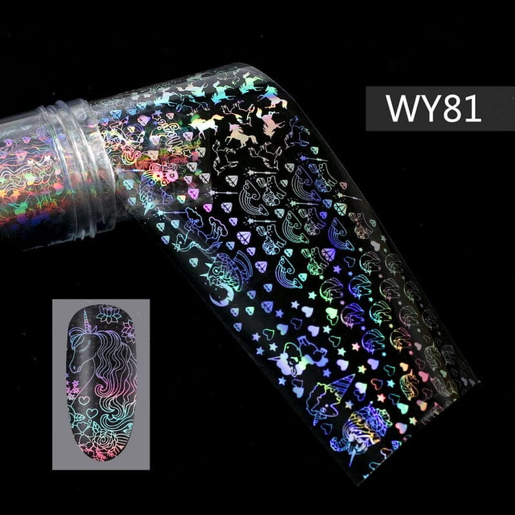Transfer Foil Roll - WY Holographic Laser SeriesWY81