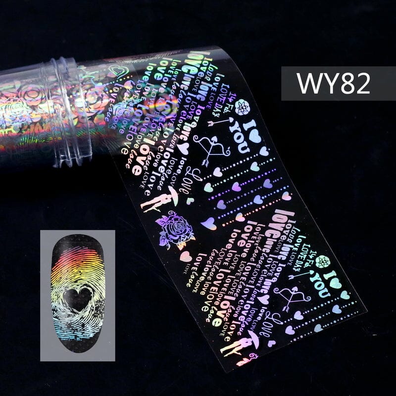 Transfer Foil Roll - WY Holographic Laser SeriesWY82