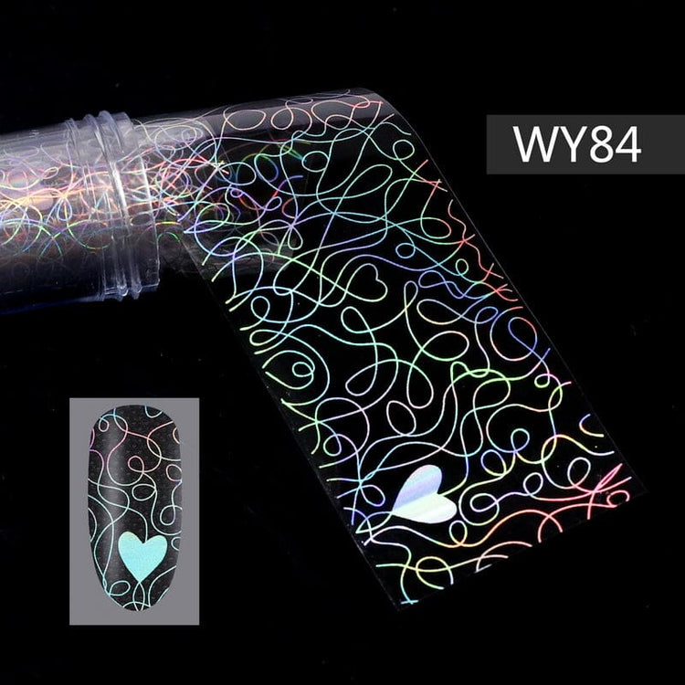 Transfer Foil Roll - WY Holographic Laser SeriesWY84