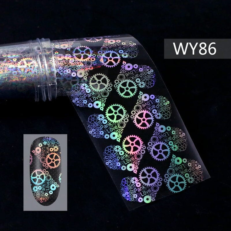 Transfer Foil Roll - WY Holographic Laser SeriesWY86