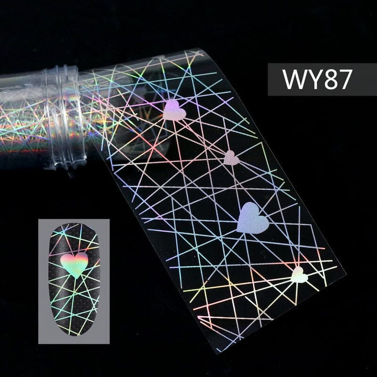 Transfer Foil Roll - WY Holographic Laser SeriesWY87