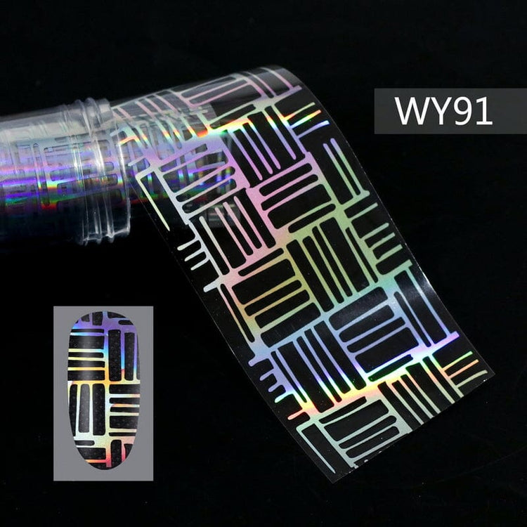 Transfer Foil Roll - WY Holographic Laser SeriesWY91