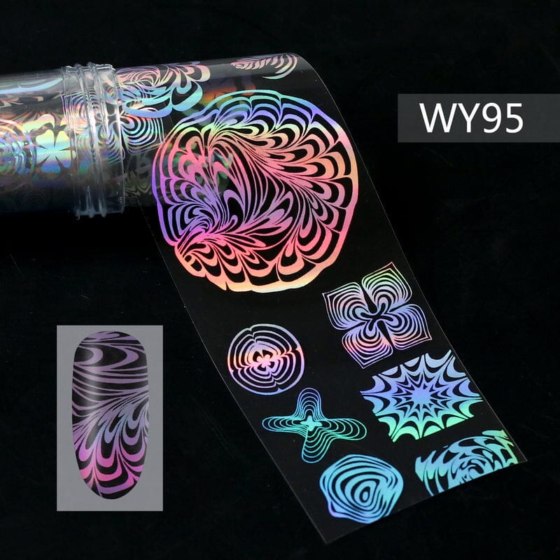 Transfer Foil Roll - WY Holographic Laser SeriesWY95