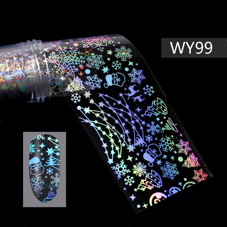 Transfer Foil Roll - WY Holographic Laser SeriesWY99