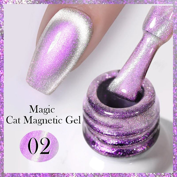 Transparent Aurora Cat Eye Magnetic Gel Born Pretty02