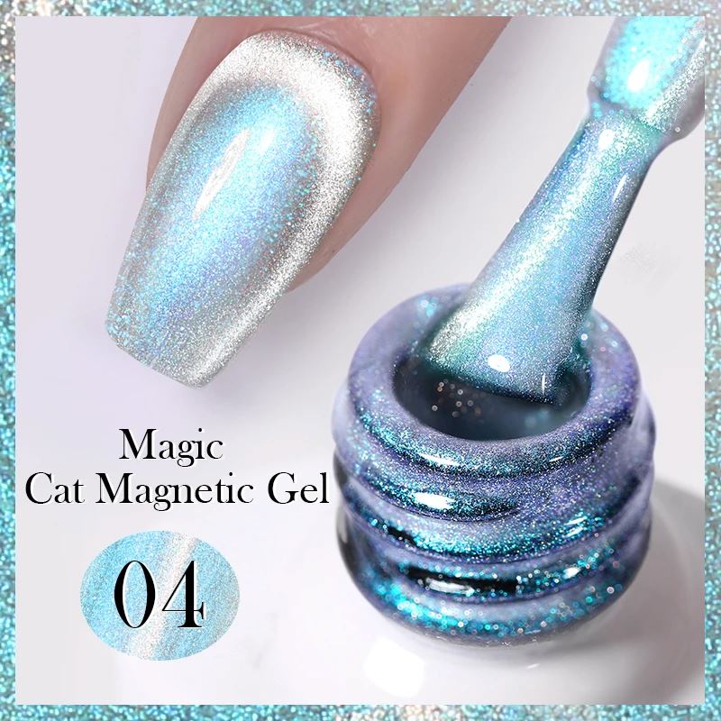 Transparent Aurora Cat Eye Magnetic Gel Born Pretty04