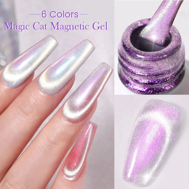 Transparent Aurora Cat Eye Magnetic Gel Born Pretty