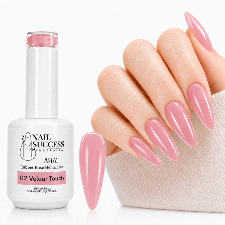 Velour Touch Rubber Base Gel - HEMA Free