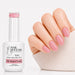 Velour Touch Rubber Base Gel - natural nail result on hand
