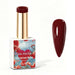 Nail Success Australia Velvet Wine burgundy gel polish bottle with glossy nail colour swatch
